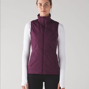Lululemon Run For Cold Vest Size 4